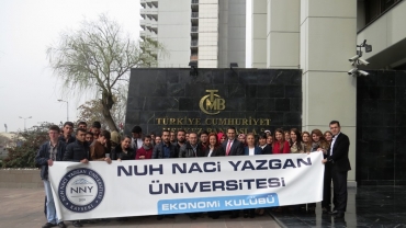 Üniversitemiz Ekonomi Kulübü Ankara Gezisi Etkinliği